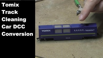 Tomix Track Cleaning Car DCC Conversion
