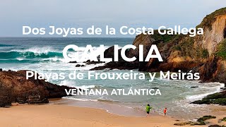 Playa de A Frouxeira y Playa de Meirás en Valdoviño. Turismo Galicia 4k.