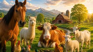 Farm Animals and Their Sounds 🐄🐐🐓 Learn Farm Animals for Kids
