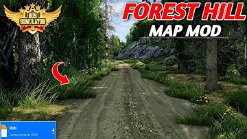 Map Mod Bussid 3.7 - Realistic Forest Hill map Mod For Bus Simulator Indonesia।Bussid Mod Map।Bussid