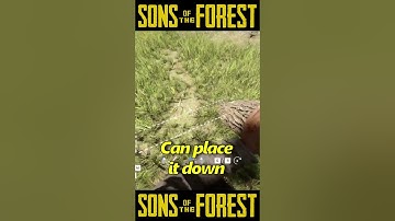 How to do Infinite Log Hack - Sons of the Forest Cheatstick #shorts