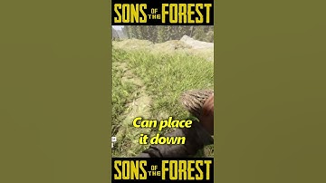 How to do Infinite Log Hack - Sons of the Forest Cheatstick #shorts