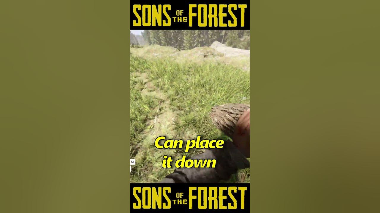 How to do Infinite Log Hack Sons of the Forest Cheatstick shorts