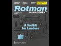 Rotman Management Magazine | Fall 2020 | A Toolkit for Leaders