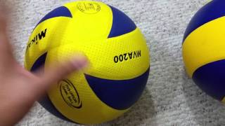 FAKE (Made in Japan/China) vs Genuine (Made in Thailand) MVA200 Official Olympic volleyball