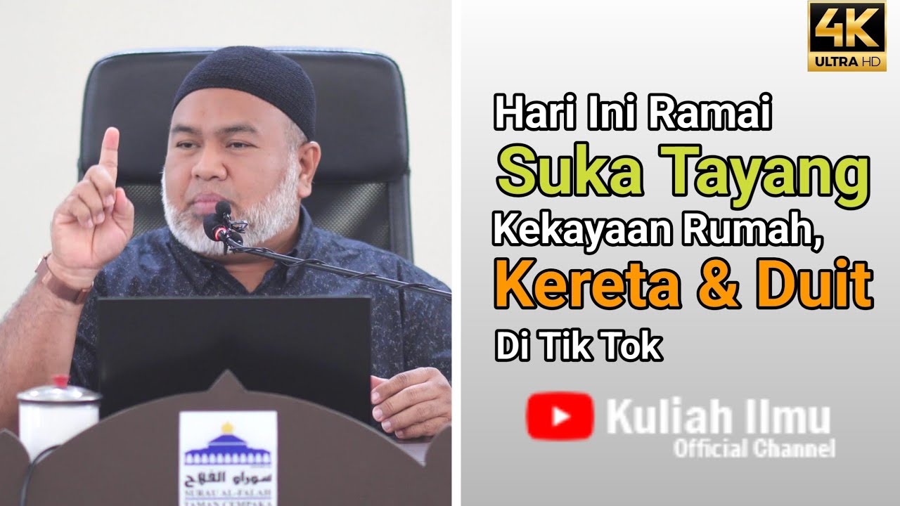 Hari Ini Ramai Suka Tayang Kekayaan Rumah, Kereta & Duit Di Tik Tok | Ustaz Amran Yusof