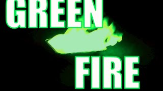 Make Green Fire Using Boric Acid
