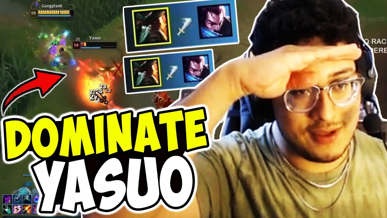 DOMINATING a YASUO ONE-TRICK In Challenger