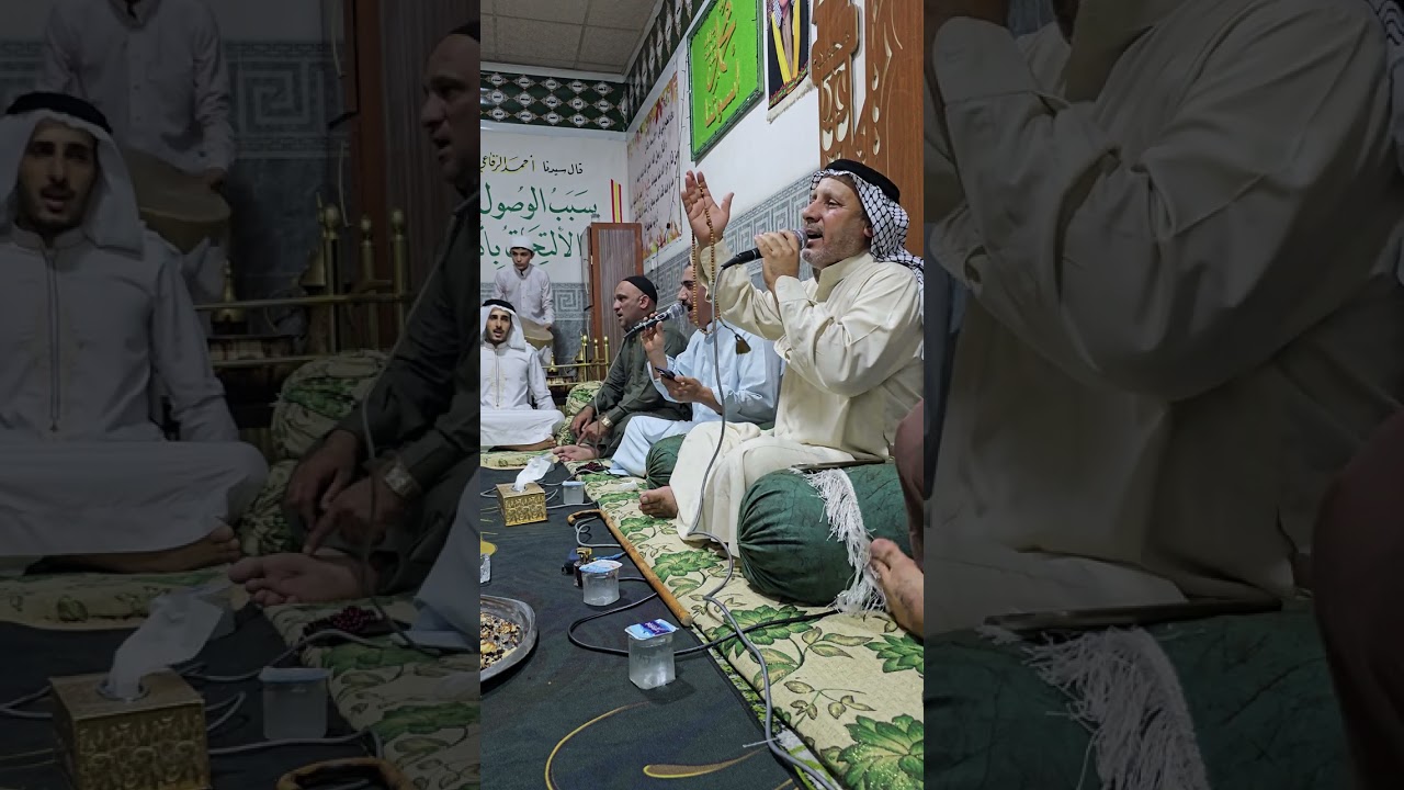 مديح حازم الجبوري في تكية شيخ رعد الشيخ علي بتاريخ ١٩/٧/٢٠٢٣