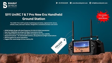 SIYI UniRC 7 Pro - Ultimate Handheld Ground Station (RC) for UAVs, Robotics & Agriculture Drones