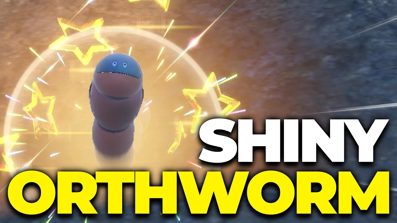 Orthworm shiny 6iv Varicose + Pokemon Scarlet & Purple Choose Item