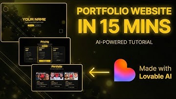Create a Stunning Portfolio Website in 15 Minutes — No Coding Needed!