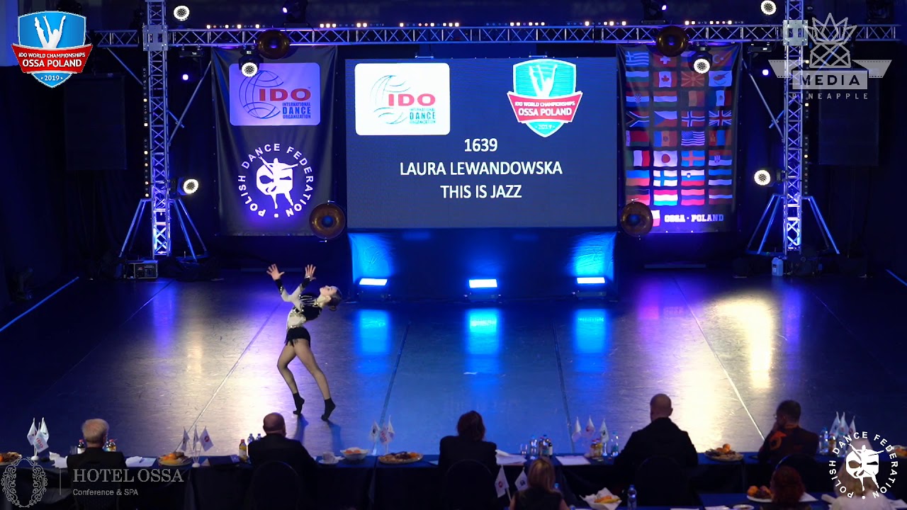 Laura Lewandowska Mistrzostwa Świata JAZZ 2019 Ossa Polska- II miejsce solo juniors