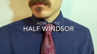 How To Tie A Tie - Half Windsor Knot Your Perspective
