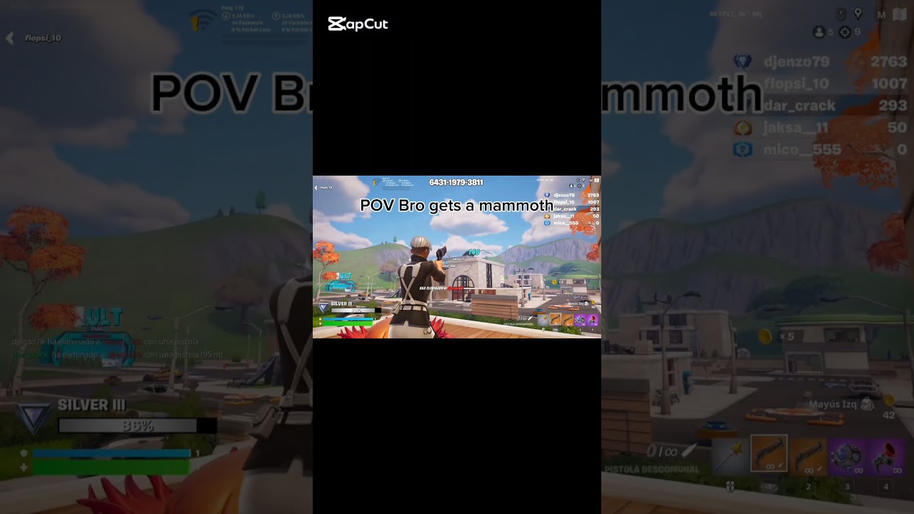 Bro with a mammoth pistol