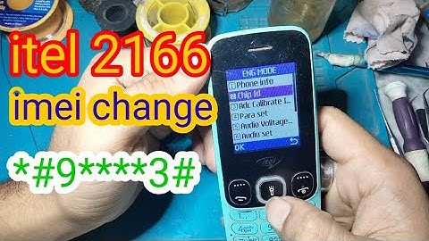 itel 2166 Change imei Code | repair imei | itel 2166 invalid sim 💯% work | Emergency calls problem