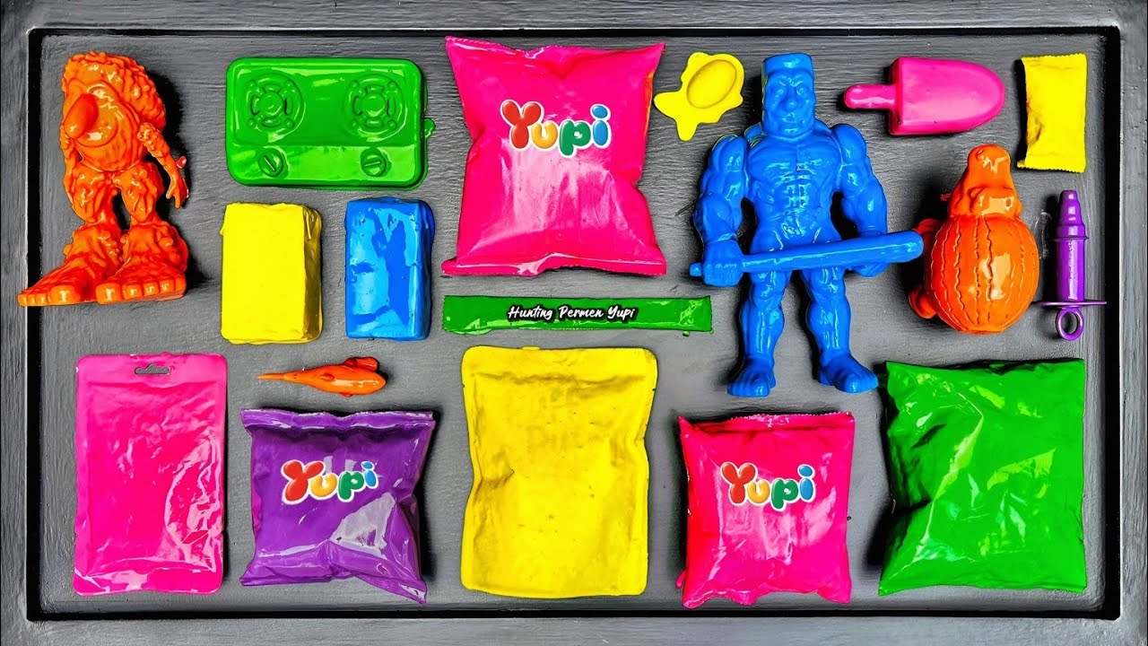 MEMBERSIHKAN PERMEN YUPI PENUH KOTORAN LUMPUR ! Es Krim Masak Masakan Dokteran Italian Brainrot