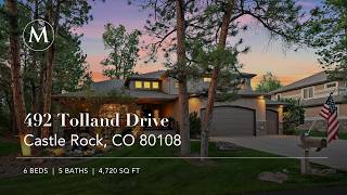 Exceptional Castle Pines Home with Resort Style Amenities | 492 Tolland Drive Exceptional Castle Pines Home with Resort Style Amenities | 492 Tolland Drive