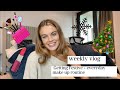 WEEKLY VLOG- GETTING FESTIVE- EVERYDAY MAKE UP ROUTINE.