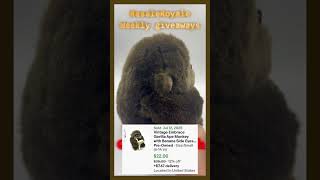 cool gorilla plush toy stuffed animal! #shorts