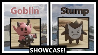 Stump and Goblin mimic skins Showcase | Tower Heroes (ROBLOX)