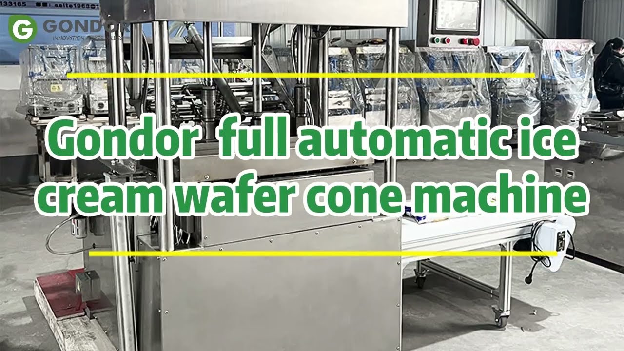 Gondor Fully Automatic Ice Cream Cone Making Machine – Boost Quality & Output 