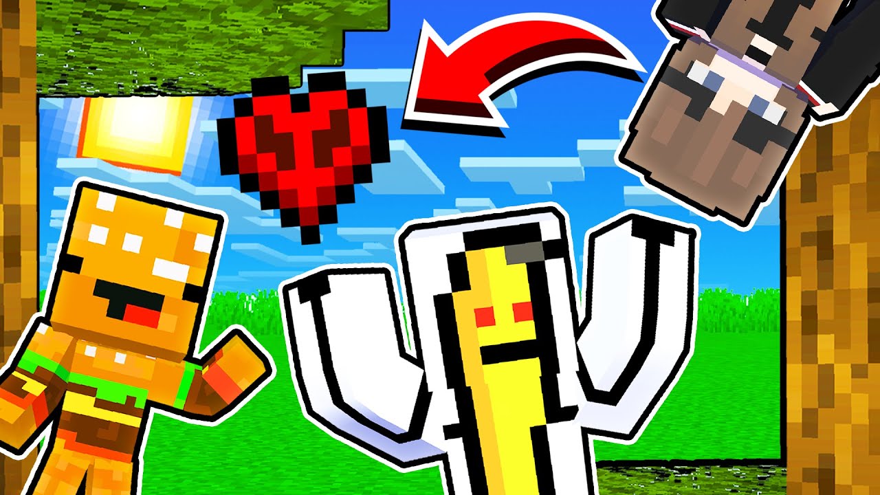 SUPRAVIETUIESC CU O INIMA PE MINECRAFT 🤍 (ANA TOT MA OMOARA) 😡