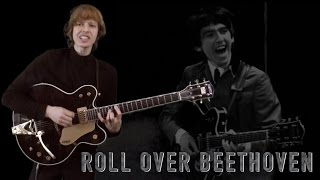 Roll Over Beethoven Studio Cover - The Beatles - Lead Guitar Solo, Bass, Drums and Vocals chords