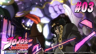 JoJo's Bizarre Adventure (S2): Stardust Crusaders - Episode 03 [Hindi Dub] | Muse IN