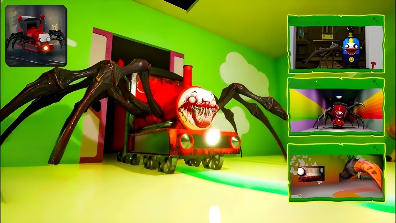 Garten Of Banban Spider Train Monsters Survival, (Chapters, 1,2,3) - Android Gameplays