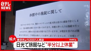 「新型コロナ」“国内初確認”から１年…観光地では“半分以上休業”も（2021年1月15日放送「news every.」より）