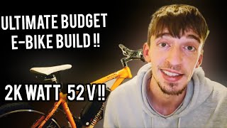 Celebrity Building a Budget 2000W E-bike!  Net Worth