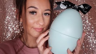 [ASMR] Glossybox Easter Egg Unboxing! 🐥😍 (Tapping, Crinkling & Whispering)