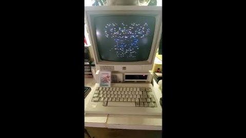 IBM PC Jr Boot Up Imagic Football