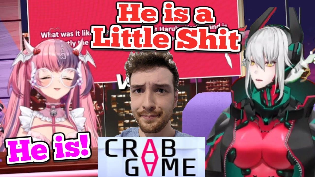 Connor is a Sweaty boi in Crab Game - Ironmouse and Zentreya