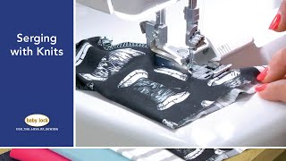 How to Use A Serger to Sew Knit Fabrics