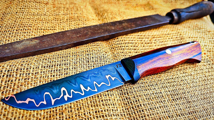 How I Turned Scrap Metal Into a Cool Knife!