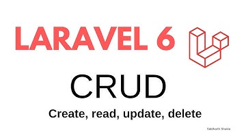 laravel 6 crud tutorial