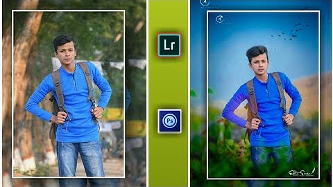PS Touch Background Change + Lightroom Color Coretion Photo editing with Arafat Editz