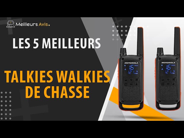 ⭐️ MEILLEUR TALKIE WALKIE DE CHASSE - Avis & Guide d'achat