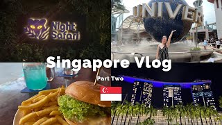 Singapore Vlog  Universal Studios, Night safari, Marina Bay Sands!