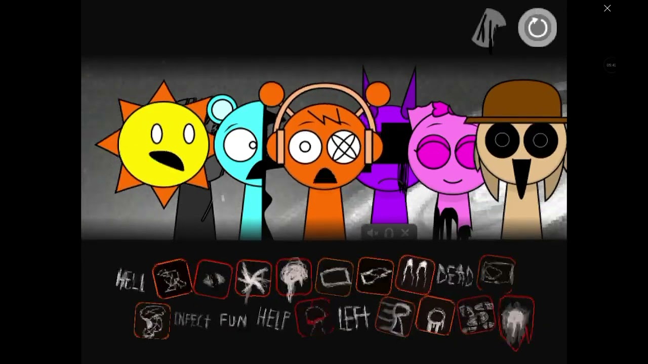 Infected spunky mod video game made by incredibox