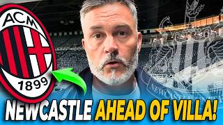 NEWCASTLE AHEAD OF ASTON VILLA TO LAND BOMBSHELL ATTACKING REINFORCEMENT NEWCASTLE NEWS TODAY