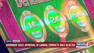 Governor seeks approval of gaming compacts once rejected