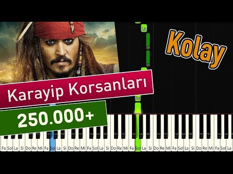 Karayip Korsanları | Kolay Piyano - Nasıl Çalınır