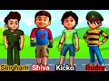 Little singham shiva kicko rudra shadow puzzle  latest cartoon gameplay