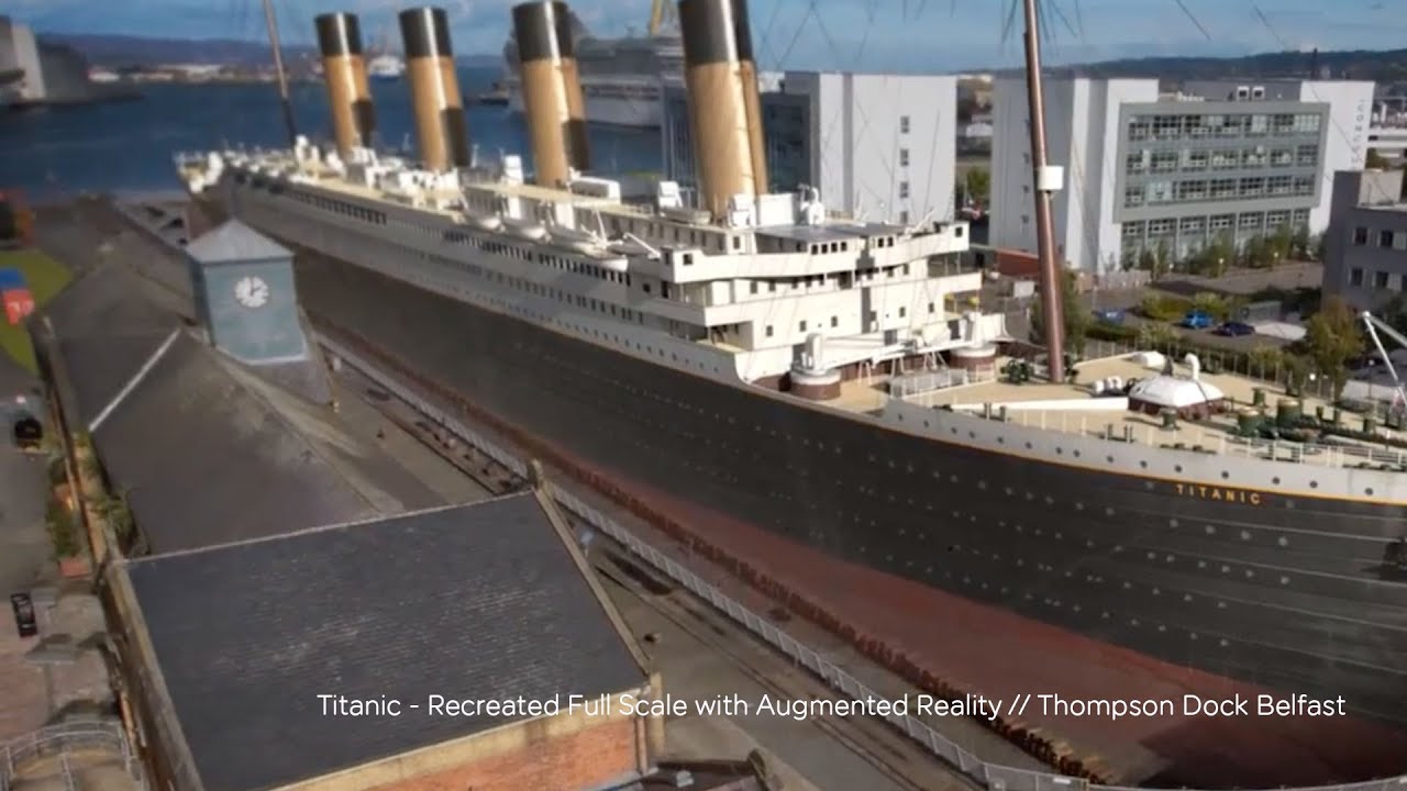 Titanic   Belfast Recreated Full Scale with Augmented Reality  Thompson Dock Belfast