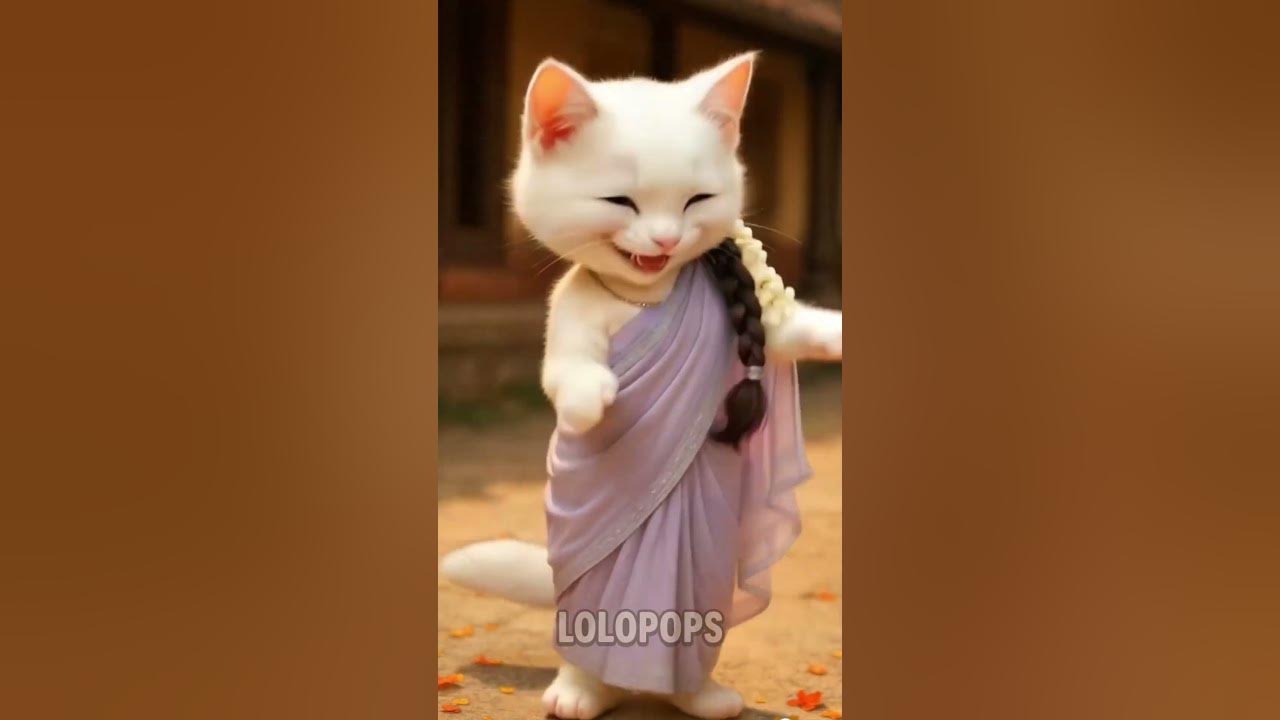 Best Cat Dancing Video 🐈 #catdance #cutecat #tamilkitten