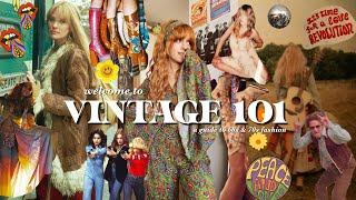 dressing vintage 101 - a guide to 60s & 70s inspired fashion ✿ image