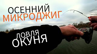 Осенний Микроджиг. Ловля Микро Окуня. Рыбалка-Поход.